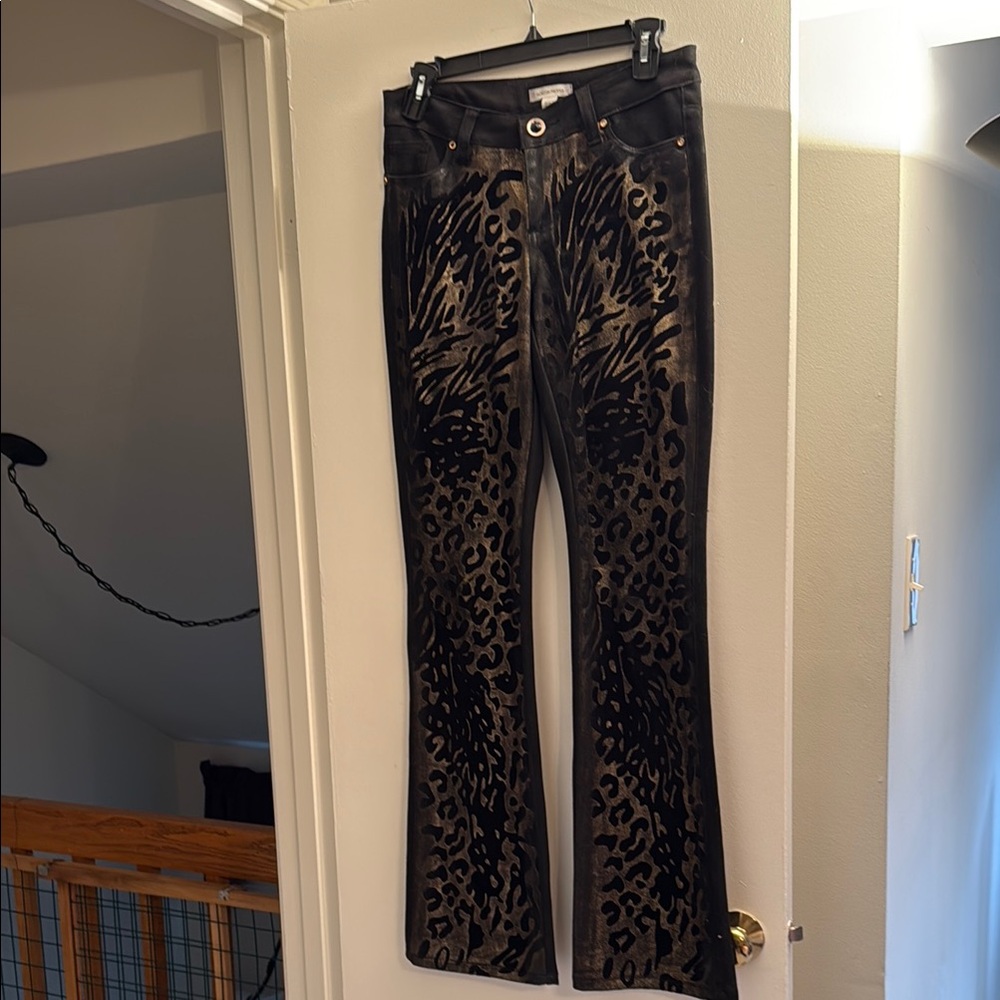 Boston Proper Gold Boot Cut Jeans with Sleek Silhouette